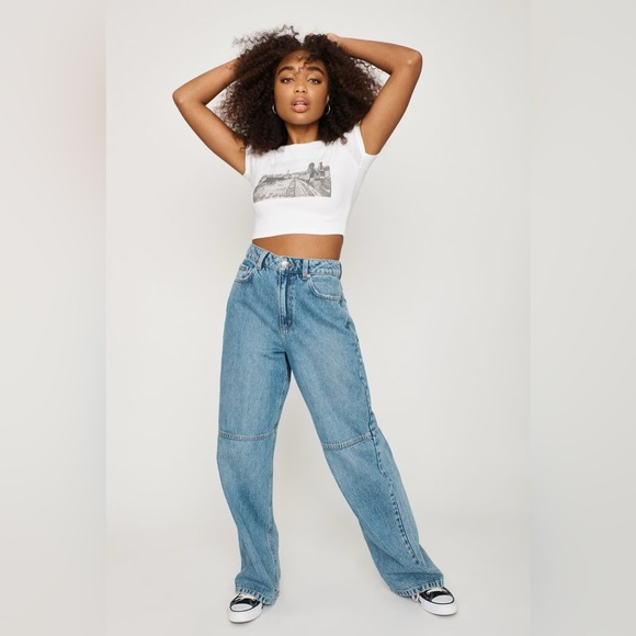 Garage Denim - Garage Street Wide Leg Jeans, Sz 3